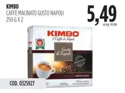 Carico Cash & Carry Kimbo caffè macinato gusto napoli offerta