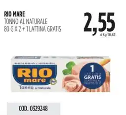 Carico Cash & Carry Rio mare tonno al naturale offerta