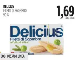 Carico Cash & Carry Delicius filetti di sgombro offerta