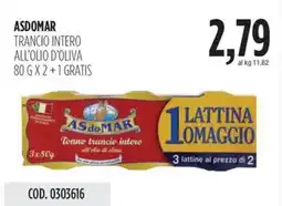 Carico Cash & Carry Asdomar trancio intero all'olio d'oliva offerta