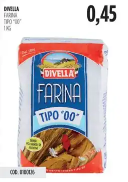 Carico Cash & Carry Divella farina tipo "00" offerta