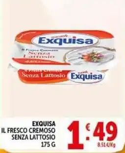 Deco Supermercati Exquisa il fresco cremoso senza lattosio offerta