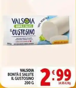 Deco Supermercati Valsoia bontà e salute il gustosino offerta