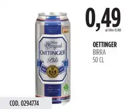 Carico Cash & Carry Oettinger birra offerta
