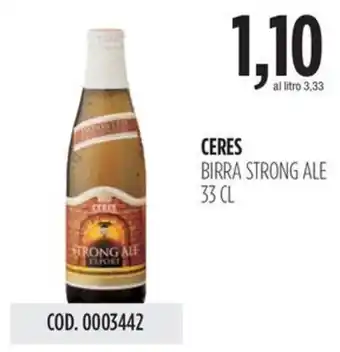 Carico Cash & Carry Ceres birra strong ale offerta