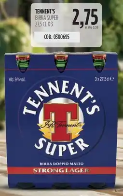 Carico Cash & Carry Tennent's birra super offerta