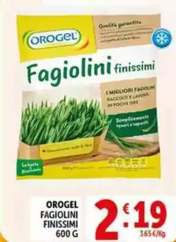 Deco Supermercati Orogel fagiolini finissimi offerta