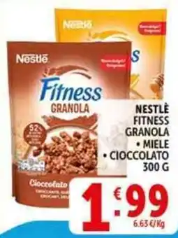 Deco Supermercati Nestle fitness granola miele, cioccolato offerta