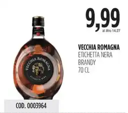 Carico Cash & Carry Vecchia romagna etichetta nera brandy offerta