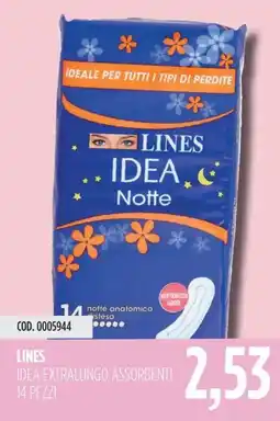Carico Cash & Carry Lines idea extralungo assorbenti offerta