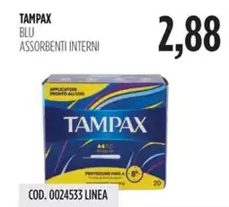 Carico Cash & Carry Tampax blu assorbenti interni offerta