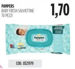 Carico Cash & Carry Pampers baby fresh salviettine 70 pezzi offerta