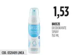 Carico Cash & Carry Breeze deodorante spray offerta