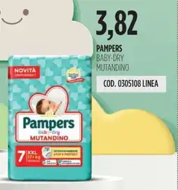 Carico Cash & Carry Pampers baby-dry mutandino offerta