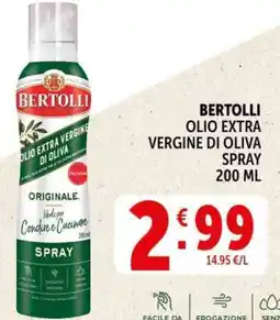 Deco Supermercati Bertolli olio extra vergine di oliva spray offerta