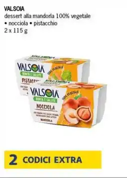 Deco Supermercati VALSOIA dessert alla mandorla 100% vegetale offerta