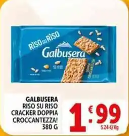 Deco Supermercati Galbusera riso su riso cracker doppia croccantezza! offerta