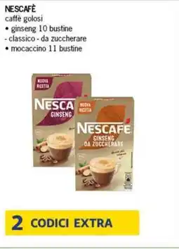 Deco Supermercati NESCAFÈ caffè golosi offerta
