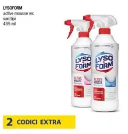 Deco Supermercati LYSOFORM active mousse wc offerta
