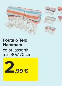 Carrefour Fouta o Telo Hammam offerta