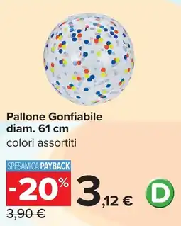 Carrefour Pallone Gonfiabile diam. 61 cm offerta