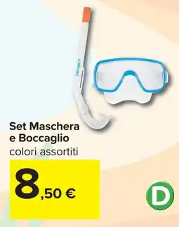 Carrefour Set Maschera e Boccaglio offerta