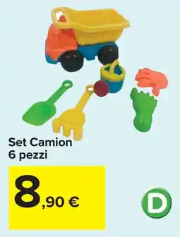 Carrefour Set Camion 6 pezzi offerta