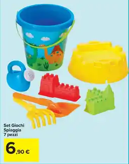 Carrefour Set Giochi Spiaggia 7 pezzi offerta