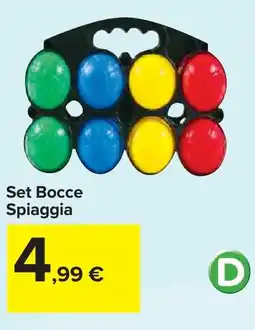 Carrefour Set Bocce Spiaggia offerta