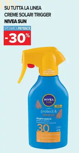 Carrefour Su tutta la linea creme solari trigger NIVEA SUN offerta