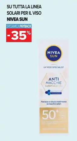Carrefour Su tutta la linea solari per il viso NIVEA SUN offerta