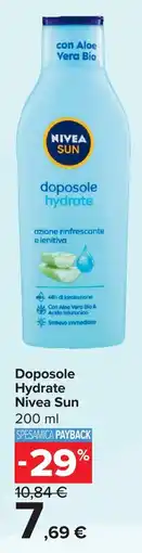 Carrefour Doposole Hydrate Nivea Sun offerta