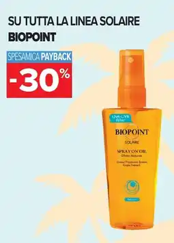 Carrefour Su tutta la linea solaire BIOPOINT offerta