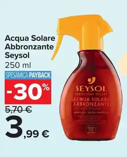Carrefour Acqua Solare Abbronzante Seysol offerta