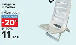 Carrefour Spiaggina in Plastica offerta