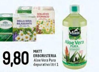 Famila Matt Erboristeria Aloe Vera Pura depurativo 1 litri offerta