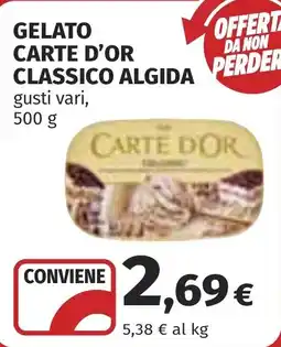 Coop Gelato carte d'or classico ALGIDA offerta