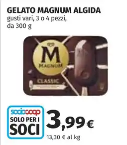 Coop Gelato magnum ALGIDA offerta
