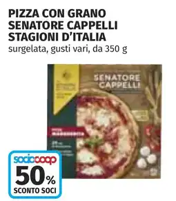 Coop Pizza con grano senatore cappelli STAGIONI D'ITALIA offerta