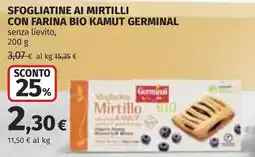 Coop Sfogliatine ai mirtilli con farina bio kamut GERMINAL offerta