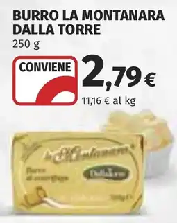 Coop Burro la montanara DALLA TORRE offerta