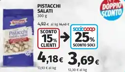 Coop Ventura pistacchi salati offerta