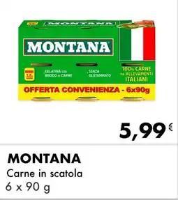 Iper Tosano MONTANA Carne in scatola offerta