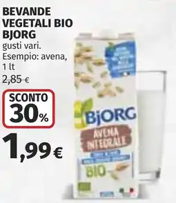 Coop Bevande vegetali bio BJORG offerta
