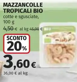 Coop Mazzancolle tropicali bio offerta