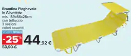 Carrefour Brandina Pieghevole in Alluminio offerta