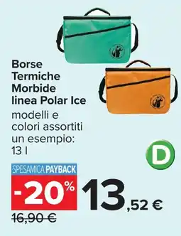 Carrefour Borse Termiche Morbide linea Polar Ice offerta