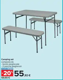 Carrefour Camping set offerta