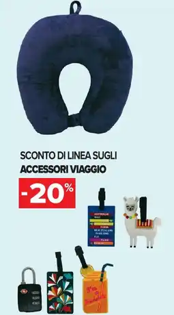 Carrefour Sconto di linea sugli accessori viaggio offerta