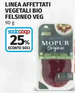 Coop Linea affettati vegetali bio felsineo VEG offerta